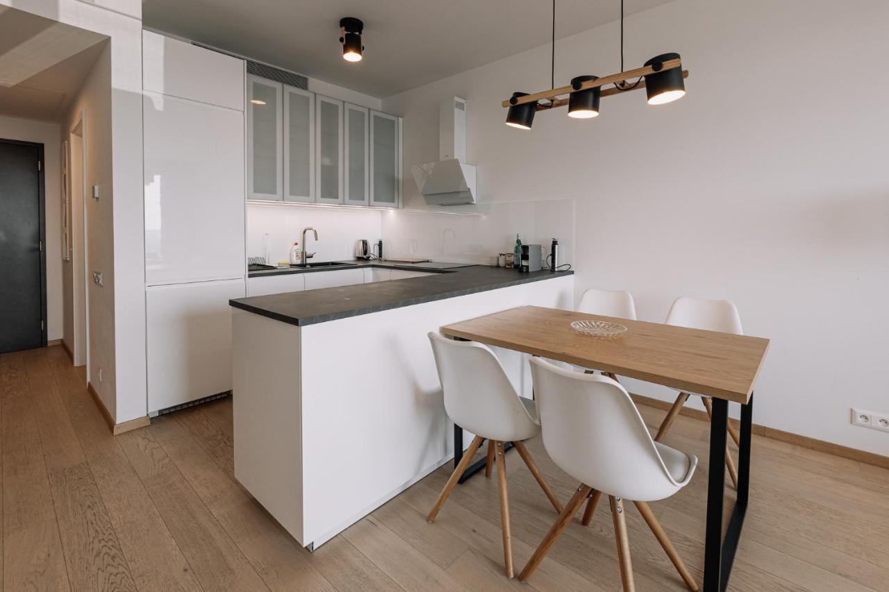 Skau Blue Residence In Sky Park 21 Floor 2 Tower Panoramic View Free Parking Bratislava Esterno foto