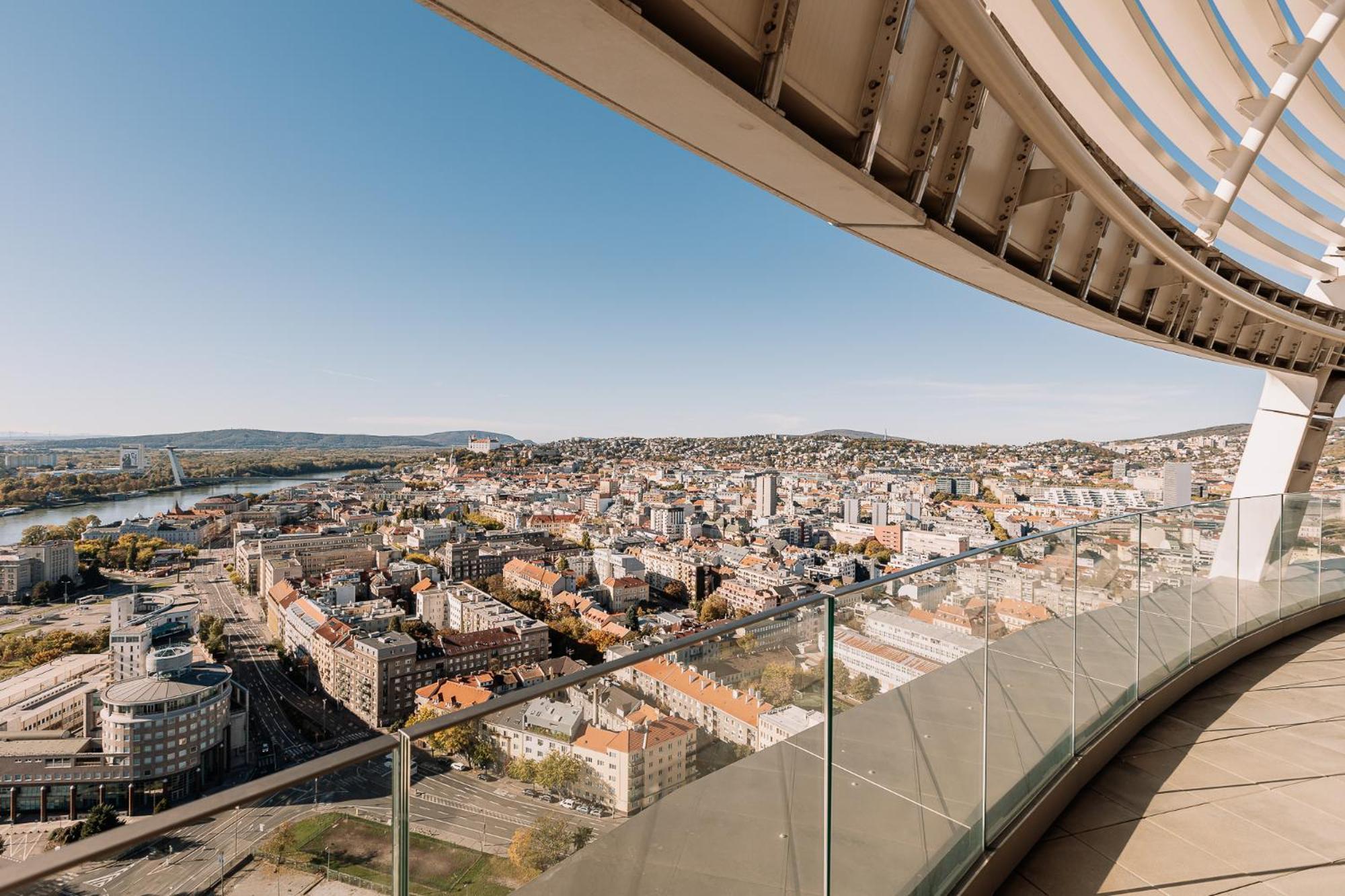 Skau Blue Residence In Sky Park 21 Floor 2 Tower Panoramic View Free Parking Bratislava Esterno foto